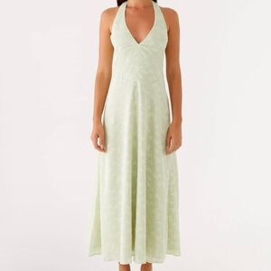 NWT peppermayo sage green midi dress